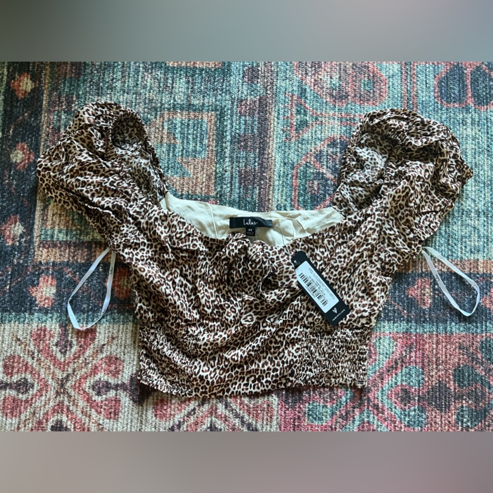 LuLus crop top size medium